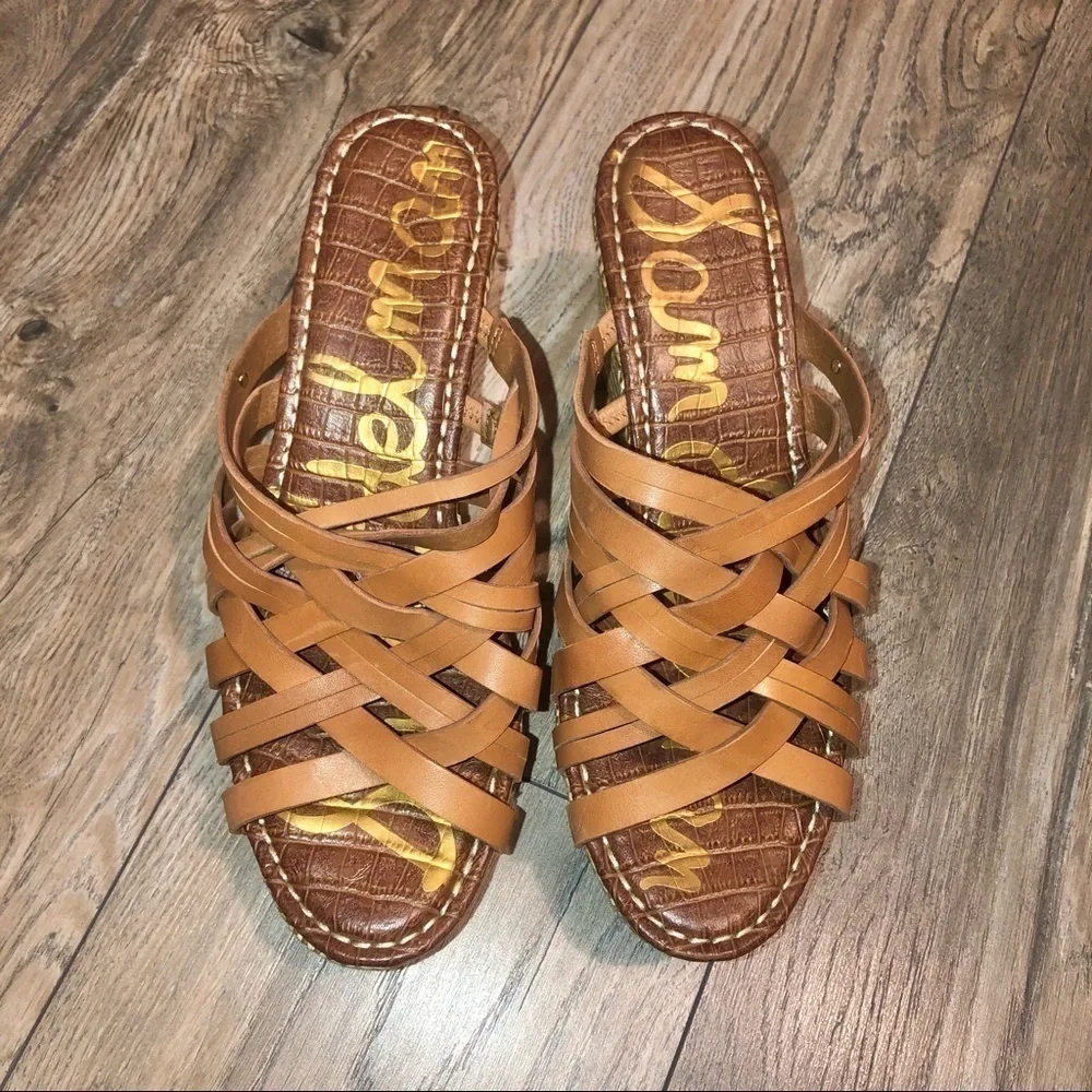 NWOB Sam Edelman Devon Wedge Slide Sandals